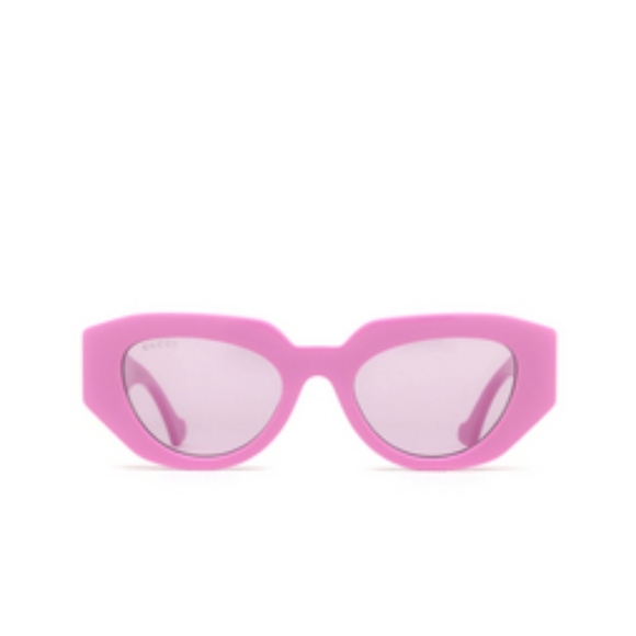 NEW GUCCI PINK OVAL WOMEN GG1421S 004 SUNGLASSES GUCCI - Picture 3 of 6